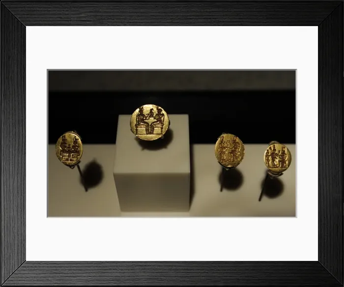 Framed Print : Egyptian rings Framed Print : Egyptian rings