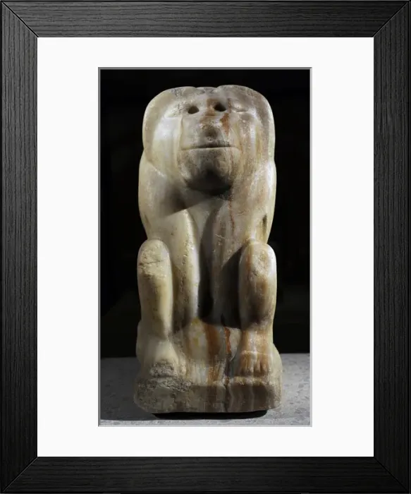 Framed Print : Baboons statue. Early Dynastic Period. Egypt Framed Print : Baboons statue. Early Dynastic Period. Egypt