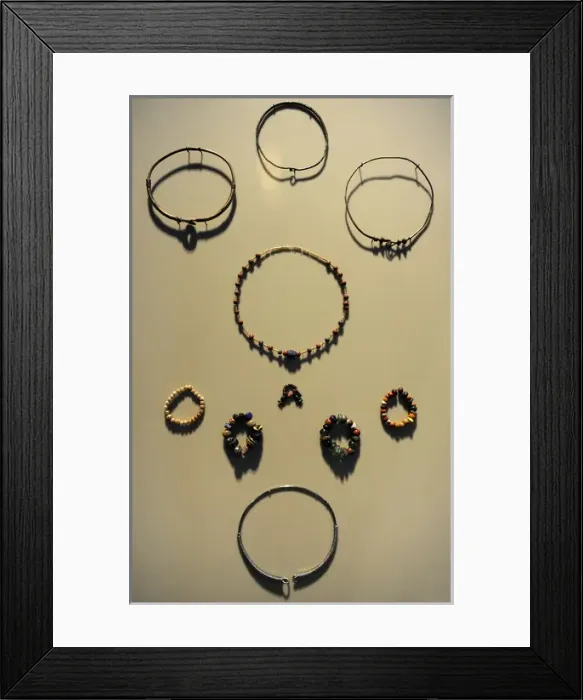 Framed Print : Roman Barbarian Jewels. 3rd-4th centuries BC Framed Print : Roman Barbarian Jewels. 3rd-4th centuries BC