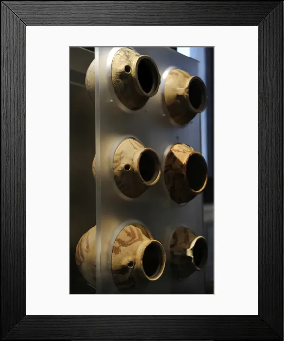 Framed Print : Resonance jars. C. 900 AD. Germany Framed Print : Resonance jars. C. 900 AD. Germany