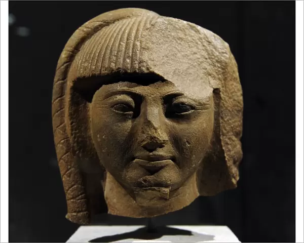Head of a statue of prince Khaemwaset. Egypt