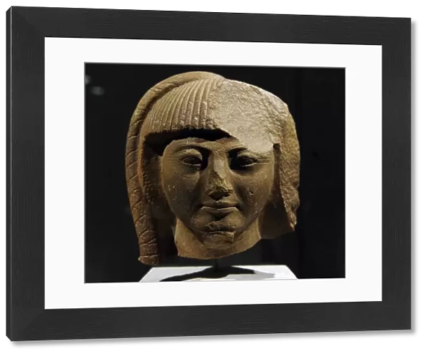 Head of a statue of prince Khaemwaset. Egypt