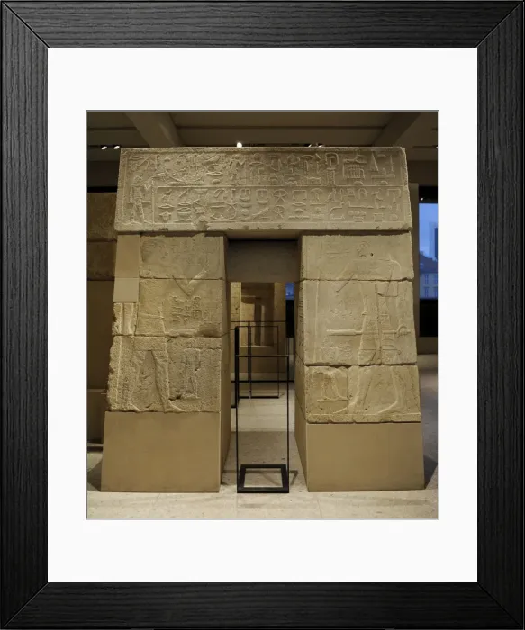 Framed Print : Offering chamber. Mastaba of Merib. Egypt Framed Print : Offering chamber. Mastaba of Merib. Egypt