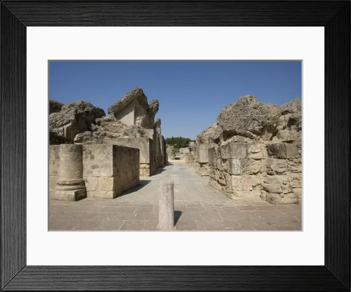 Framed Print : Roman amphitheatre. 2nd century BC. Italica. Spain Framed Print : Roman amphitheatre. 2nd century BC. Italica. Spain