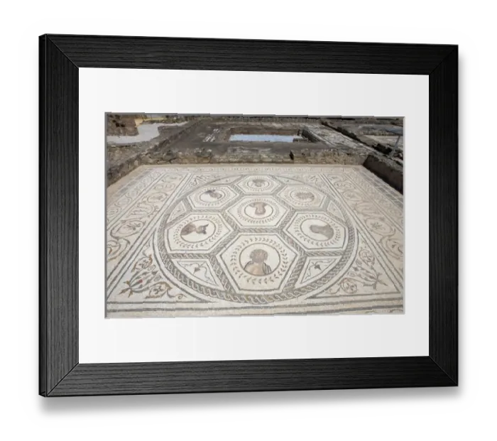 Framed Print : Spain. Italica. Roman city founded c. 206 BC. House of the P Framed Print : Spain. Italica. Roman city founded c. 206 BC. House of the P