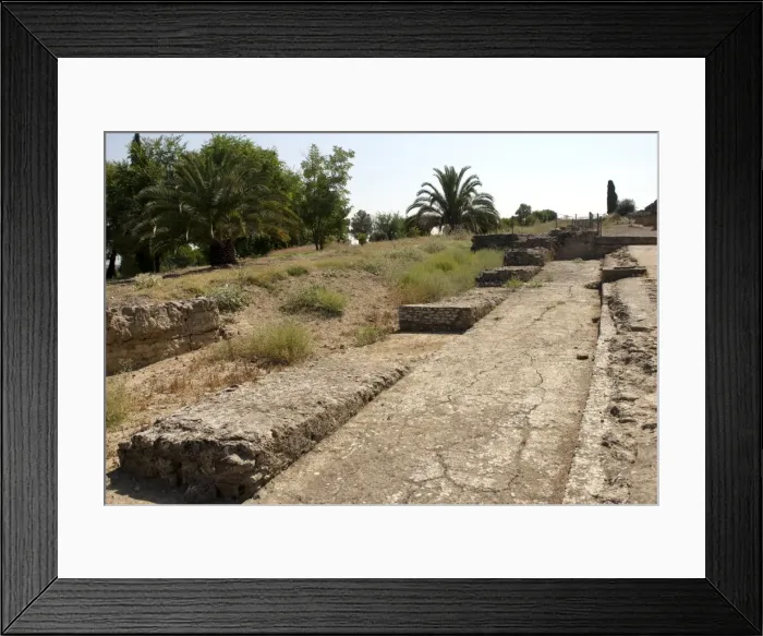 Framed Print : Roman city of Italica. Spain Framed Print : Roman city of Italica. Spain