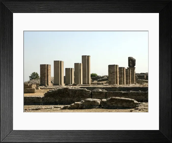 Framed Print : Roman city of Italica. Domus of the Exedra. Spain Framed Print : Roman city of Italica. Domus of the Exedra. Spain