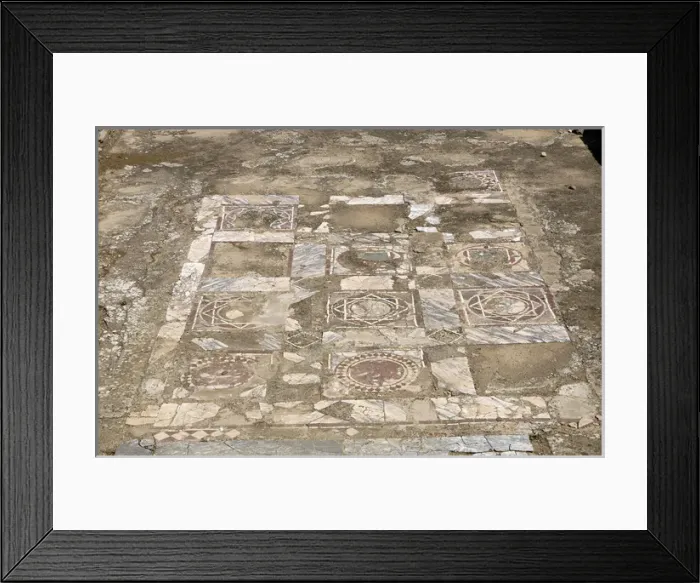 Framed Print : Roman city of Italica. Domus of the Exedra. Spain Framed Print : Roman city of Italica. Domus of the Exedra. Spain