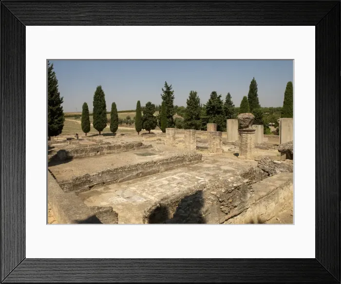 Framed Print : Roman city of Italica. Domus of the Exedra. Spain Framed Print : Roman city of Italica. Domus of the Exedra. Spain