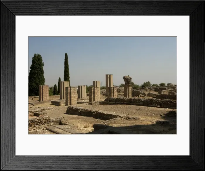 Framed Print : Roman city of Italica. Domus of the Exedra. Spain Framed Print : Roman city of Italica. Domus of the Exedra. Spain