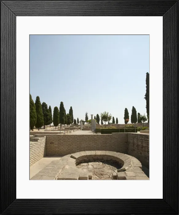 Framed Print : Roman city of Italica. House of the Birds. Bread oven. Spain Framed Print : Roman city of Italica. House of the Birds. Bread oven. Spain