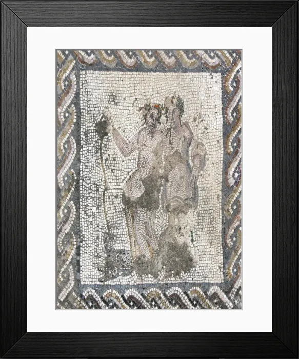 Framed Print : Spain. Italica. Roman city founded c. 206 BC. House of the P Framed Print : Spain. Italica. Roman city founded c. 206 BC. House of the P