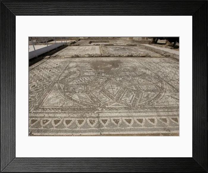 Framed Print : Spain. Italica. Roman city founded c. 206 BC. Ruins. Mosaic Framed Print : Spain. Italica. Roman city founded c. 206 BC. Ruins. Mosaic