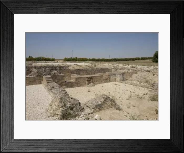 Framed Print : Spain. Italica. Roman city founded c. 206 BC. Thermae, Large Framed Print : Spain. Italica. Roman city founded c. 206 BC. Thermae, Large