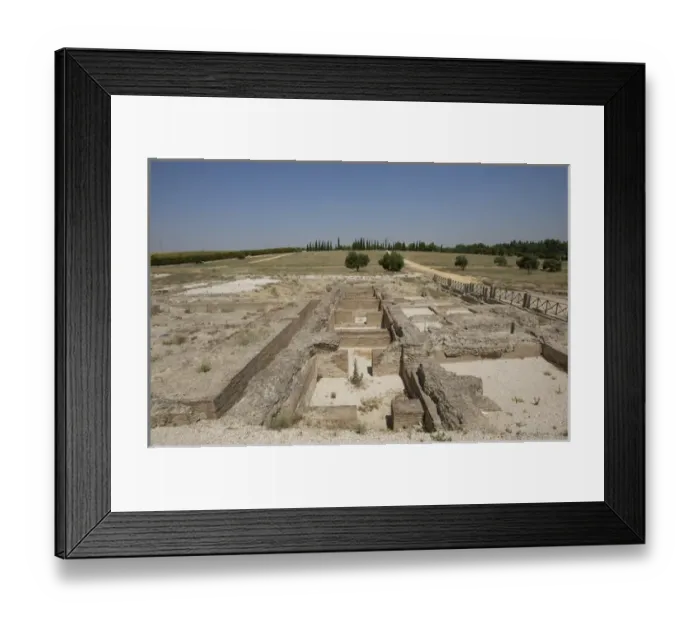 Framed Print : Spain. Italica. Roman city founded c. 206 BC. Thermae, Large Framed Print : Spain. Italica. Roman city founded c. 206 BC. Thermae, Large