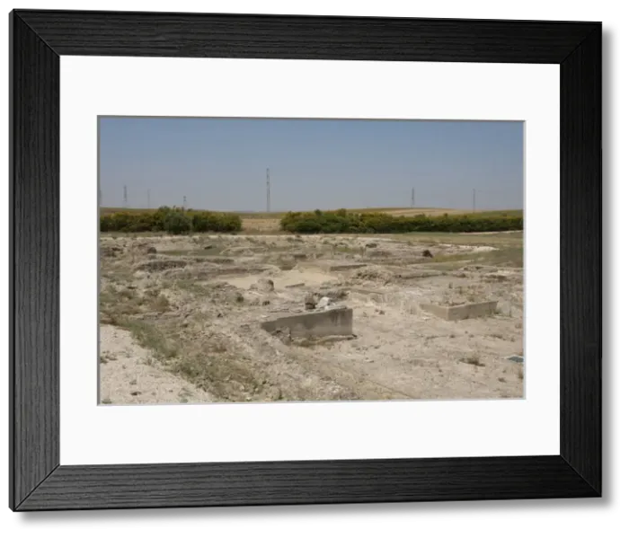 Framed Print : Spain. Italica. Roman city founded c. 206 BC. Thermae, Large Framed Print : Spain. Italica. Roman city founded c. 206 BC. Thermae, Large