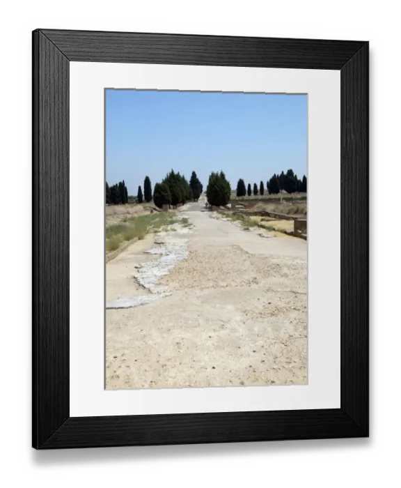 Framed Print : Spain. Italica. Roman city founded c. 206 BC. Roadway. Andal Framed Print : Spain. Italica. Roman city founded c. 206 BC. Roadway. Andal