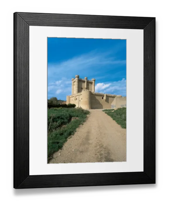 Framed Print : Spain. Fuensaldana Castle Framed Print : Spain. Fuensaldana Castle