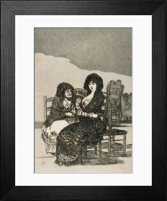 Framed Print : Goya (1746-1828). Spanish painter and printmaker. Los Capric Framed Print : Goya (1746-1828). Spanish painter and printmaker. Los Capric