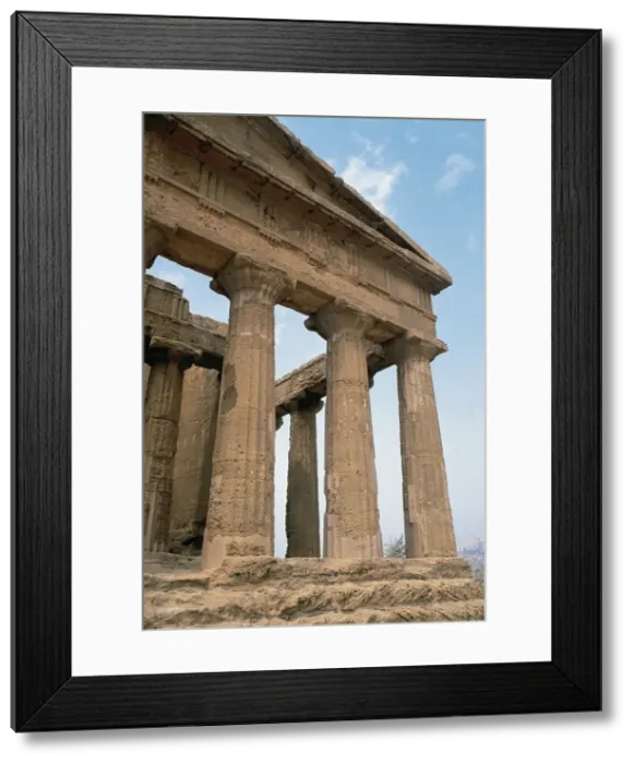Framed Print : Italy. Sicily. Agrigento. Valley of the Temples. Temple of C Framed Print : Italy. Sicily. Agrigento. Valley of the Temples. Temple of C
