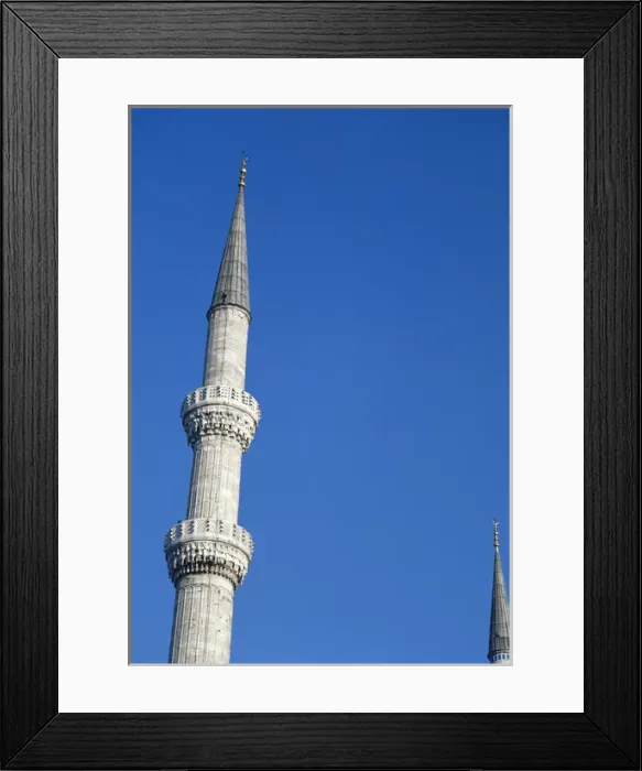 Framed Print : Blue Mosque. Minaret. 17th century. istanbul. Turkey Framed Print : Blue Mosque. Minaret. 17th century. istanbul. Turkey
