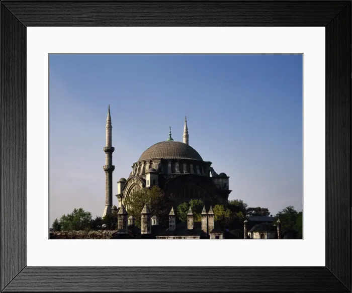 Framed Print : Turkey. Istanbul. Nuruosmaniye Mosque. 1748-1755. Exterior Framed Print : Turkey. Istanbul. Nuruosmaniye Mosque. 1748-1755. Exterior