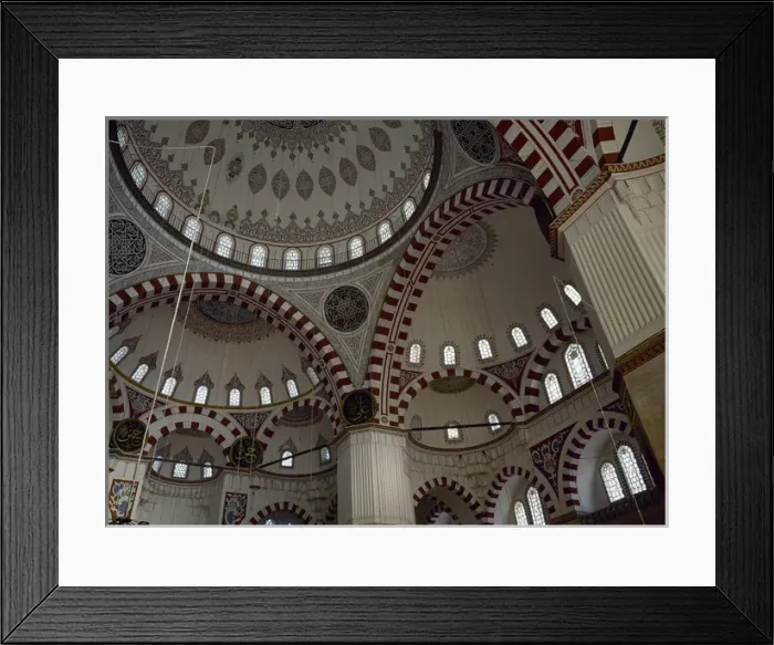 Framed Print : Turkey. Istanbul. Sehzade Mosque. 1543-1548 Framed Print : Turkey. Istanbul. Sehzade Mosque. 1543-1548