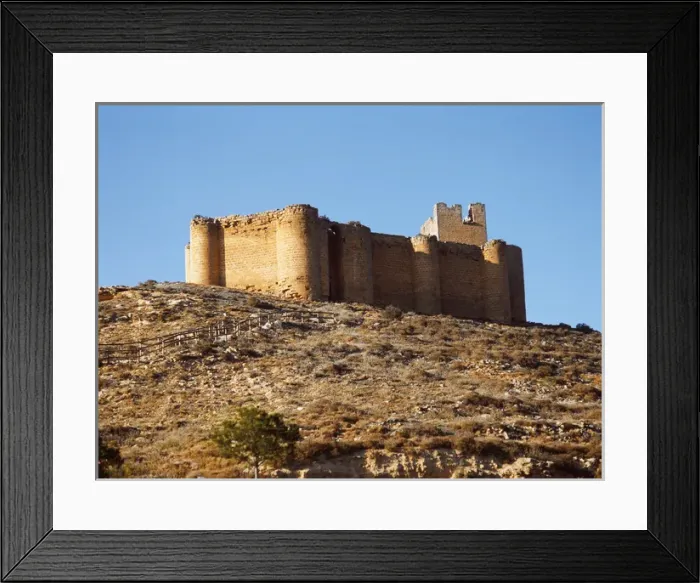 Framed Print : Spain. La Rioja. Castle of Davalillo. Romanesque. 13th centu Framed Print : Spain. La Rioja. Castle of Davalillo. Romanesque. 13th centu