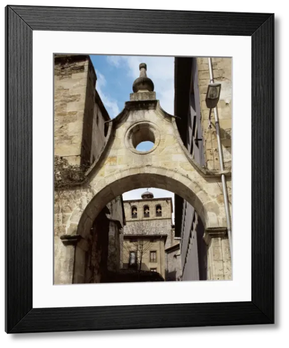 Framed Print : Spain. Basque Country. Mondragon. Arch. Old Town Framed Print : Spain. Basque Country. Mondragon. Arch. Old Town