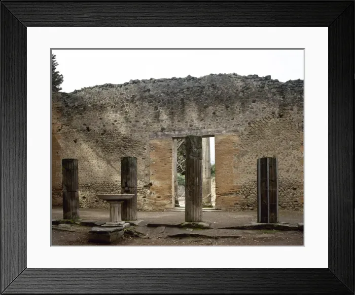 Framed Print : Pompeii. Triangular Forum Framed Print : Pompeii. Triangular Forum
