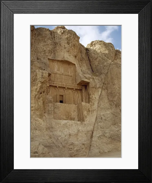 Framed Print : Tomb of Artaxerxes I of Persia. Naqs-e Rustam. Iran Framed Print : Tomb of Artaxerxes I of Persia. Naqs-e Rustam. Iran