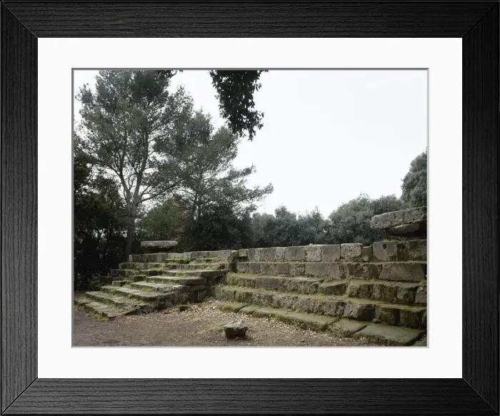 Framed Print : Pompeii. Triangular Forum. Doric Temple ruins. 6th century B Framed Print : Pompeii. Triangular Forum. Doric Temple ruins. 6th century B