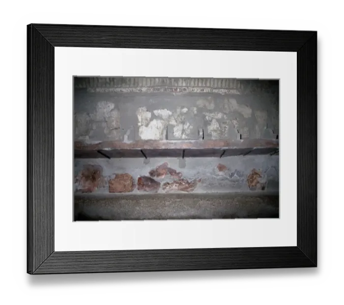 Framed Print : Italy. Herculaneum. Urban Thermae. Apodyterium. Detail Framed Print : Italy. Herculaneum. Urban Thermae. Apodyterium. Detail