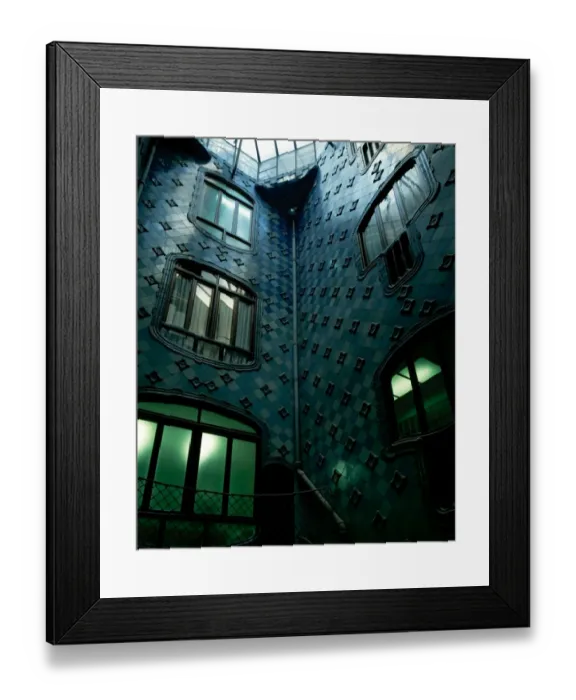 Framed Print : Spain. Barcelona. Batllo House. 1904-1906. By Antoni Gaudi ( Framed Print : Spain. Barcelona. Batllo House. 1904-1906. By Antoni Gaudi (