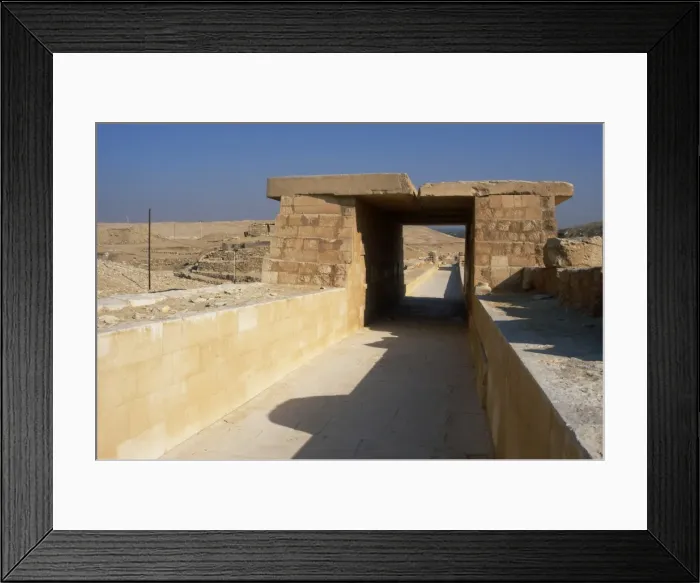 Framed Print : Unas Avenue. Saqqara. Egypt Framed Print : Unas Avenue. Saqqara. Egypt