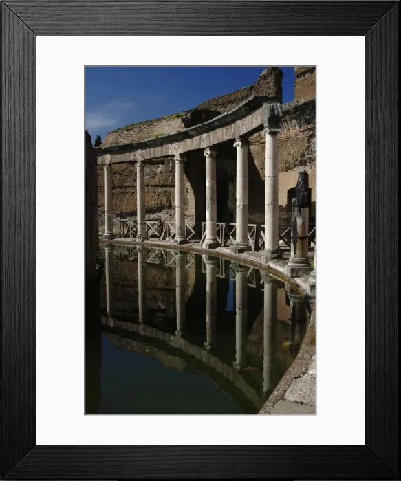 Framed Print : Hadrians Villa. Maritime Theatre. 2nd century. Italy Framed Print : Hadrians Villa. Maritime Theatre. 2nd century. Italy