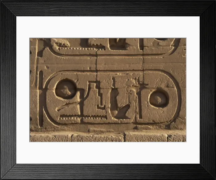 Framed Print : Egyptian Art. Royal protocol of Ramesses II. Cartridge Framed Print : Egyptian Art. Royal protocol of Ramesses II. Cartridge