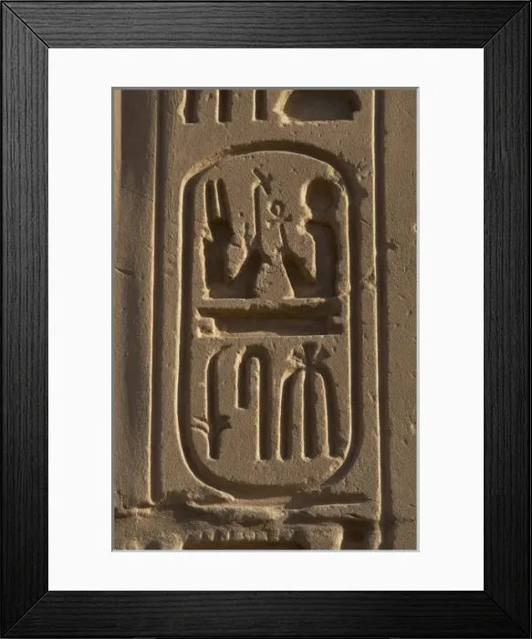 Framed Print : Royal protocol of Ramses II. Cartridge Framed Print : Royal protocol of Ramses II. Cartridge