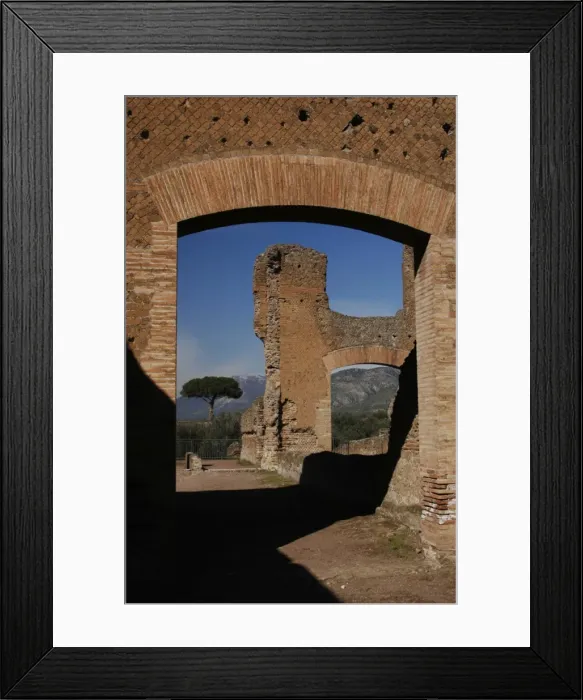 Framed Print : Hadrians Villa. 2nd century. Italy Framed Print : Hadrians Villa. 2nd century. Italy
