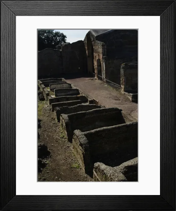 Framed Print : Hadrians Villa. 2nd century. Italy Framed Print : Hadrians Villa. 2nd century. Italy