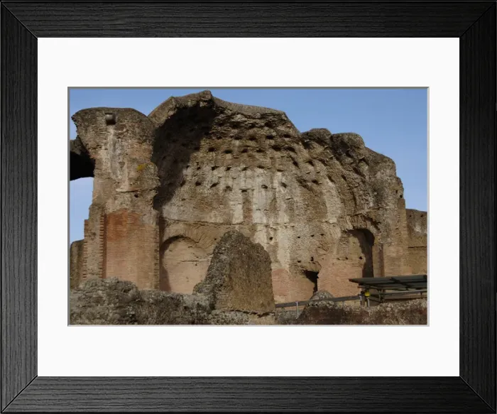 Framed Print : Hadrians Villa. The Heliocaminus Baths. 2nd century. Italy Framed Print : Hadrians Villa. The Heliocaminus Baths. 2nd century. Italy