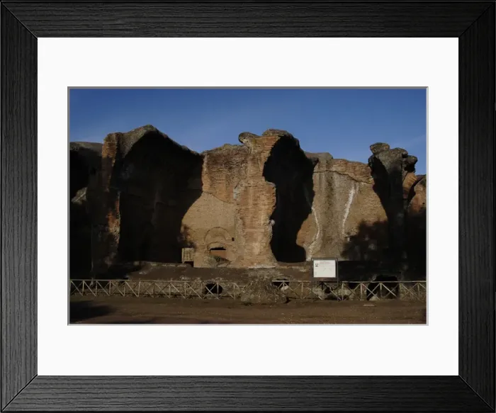 Framed Print : Hadrians Villa. 2nd century. Great Baths. Italy Framed Print : Hadrians Villa. 2nd century. Great Baths. Italy