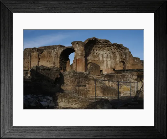 Framed Print : Hadrians Villa. The Heliocaminus Baths. 2nd century. Italy Framed Print : Hadrians Villa. The Heliocaminus Baths. 2nd century. Italy
