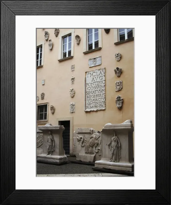 Framed Print : Capitoline Museums. Exhibition. Rome. Italy Framed Print : Capitoline Museums. Exhibition. Rome. Italy