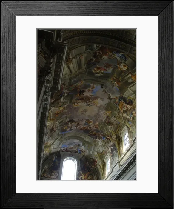Framed Print : Italy. Rome. The Church of St. Ignatius of Loyola at Campus Framed Print : Italy. Rome. The Church of St. Ignatius of Loyola at Campus