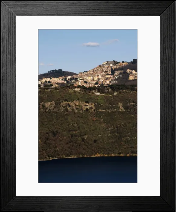 Framed Print : Italy. Belvedere and lake Albano Framed Print : Italy. Belvedere and lake Albano