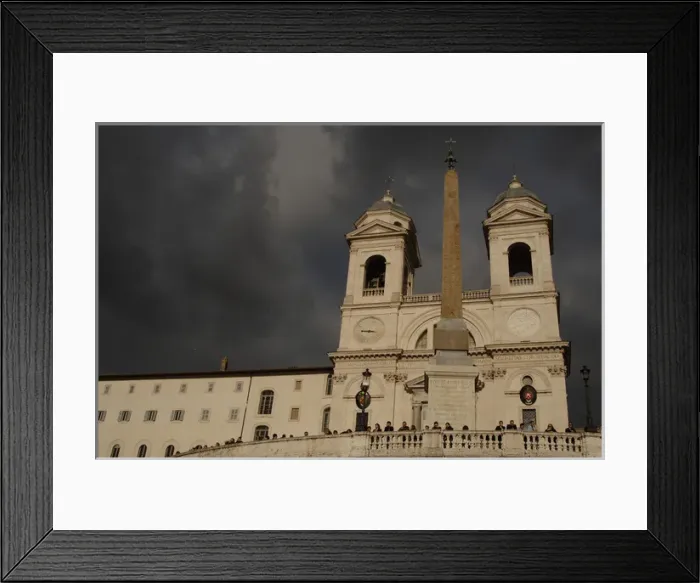 Framed Print : Italy. Rome. Church of the Trinita dei Monti. 16th century Framed Print : Italy. Rome. Church of the Trinita dei Monti. 16th century