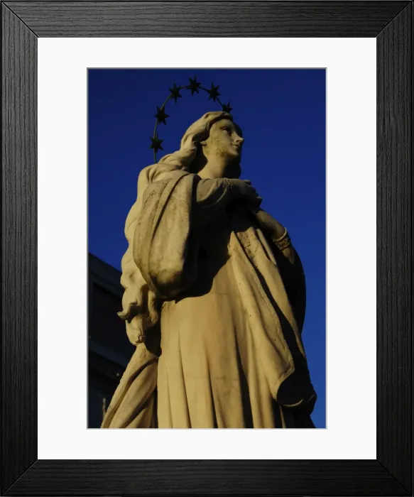 Framed Print : Virgin statue. Castel Gandolfo. Italy Framed Print : Virgin statue. Castel Gandolfo. Italy