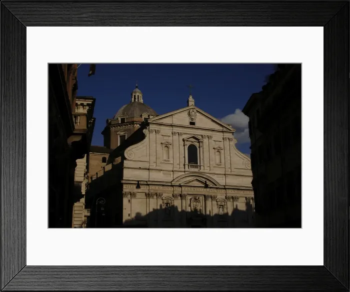 Framed Print : Italy. Rome. The Church of the Gesu. Mannerist. 16th century Framed Print : Italy. Rome. The Church of the Gesu. Mannerist. 16th century