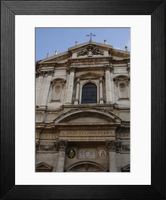 Framed Print : Italy. Rome. The Church of St. Ignatius of Loyola at Campus Framed Print : Italy. Rome. The Church of St. Ignatius of Loyola at Campus